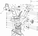 Upper Shroud Assembly Diagram and Parts List for 28222 8900001-8999999 - 1998 Lawn Boy Snow Blower